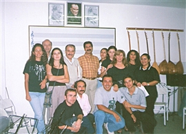 Dershanede öğrencileriyle - 2001